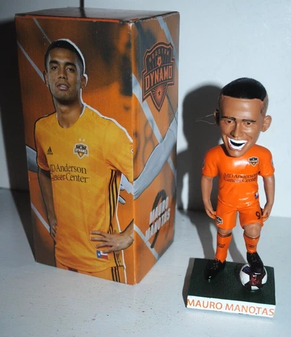 Houston Dynamo soccer bobblehead, Mauro Manotas, MIB, SGA item Cover