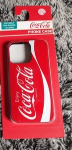 New Primark Apple iPhone 13 /13 PRO Phone Cover Case - Coca Cola - Zdjęcie 1 z 1