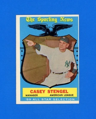 1959 Topps Baseball # 552 Casey Stengel A/S High ## EX-EXCELENTE ESTADO *ValueBC.eStore* - Imagem 1 de 2