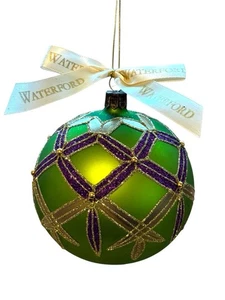 Waterford, Holiday Heirlooms, Ornament Imperial Araglin Ball, Retired#124770 - Picture 1 of 4