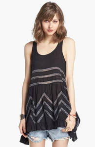 Neu mit Etikett Free People Slip Voile Trapez Promi Favorit - Bild 1 von 4