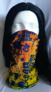 Yellow,Orange,blue multi.face sock bandana fishing,motorcycle,ski mask,hiking - Picture 1 of 10