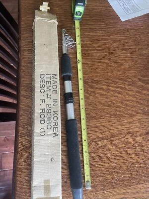 54” Telescopic Fishing Rod Pole Freshwater Walleye Bass Panfish - Image 1 of 4