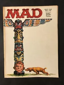Mad Magazin Oktober 1962 Nr 74 Totempfahl - Bild 1 von 2
