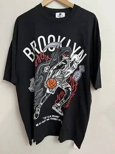 Camiseta Warren Lotas x Brooklyn Nets Edición Limitada "The Slim Reaper" Talla XL - Imagen 1 de 7