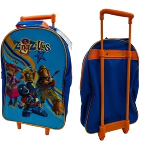 Offical Licenced ZingZillas Trolley Cabin Kids Hand Luggage Wheeled Suitcase Bag - Picture 1 of 7