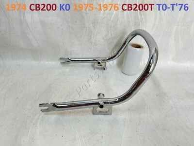 Honda CB200 K0 1974 riel de agarre. Parachoques trasero CB200T T0-T76 1975-1976 50410-453-670 Foto 1 de 4