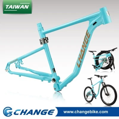 CHANGE 27.5" Mountain Folding bike Frame, Taiwan Made DF-933B Size 19" - Image 1 of 4