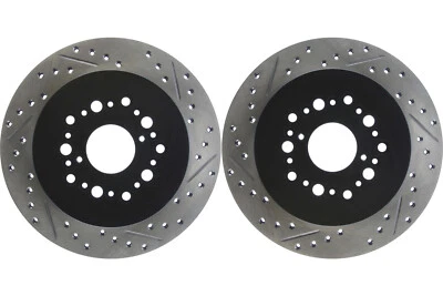 Rear PAIR Stoptech Disc Brake Rotor for 1993-2000 Lexus LS400 (45155) - Image 1 of 4