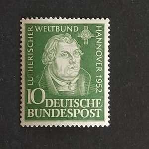 ALEMANIA BUNDESREPUBLIK 1952 LUTHERO Michel 149 Yver 36* MH NUEVO CON CHARNELA - Imagen 1 de 2
