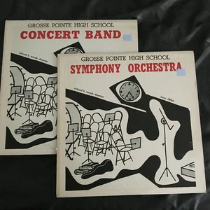 1964' Grosse Pointe High School Concert Band Symphony Orch R SNOOK 2 LP Record  - Picture 1 of 11