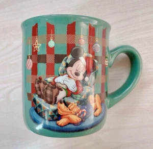 Disneyland Mickey Mouse & Pluto Mug Christmas Tokyo Disney Resort Tokyo Japan - Picture 1 of 3