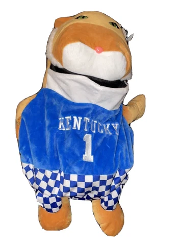 NEW Kentucky Wildcats Stuff Ems UK Stuffed Animal Plush Mascot 20” NWT Big Cover