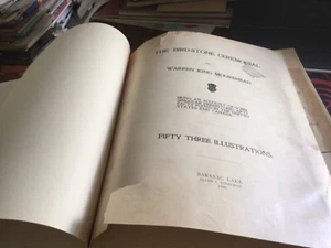 Bird-Stone Ceremonial, Warren King Moorehead, 1899 Original Edition - Picture 1 of 4