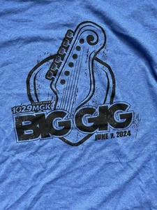 CAMISETA CONCIERTO WMGK BIG GIG XL Philadelphia Radio 6/7/24 John Fogerty Camden - Imagen 1 de 5