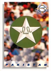 1993 Pakistán 1994 Hombre ODI Cricket Futera Tarjeta de la Copa Mundial 1992 - Logotipo del equipo - Imagen 1 de 3