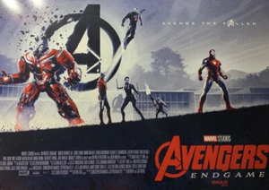 Avengers ENDGAME 15.5” X 11”  IMAX AMC MEMORABILIA MARVEL STUDIOS Poster NEW - Picture 1 of 3