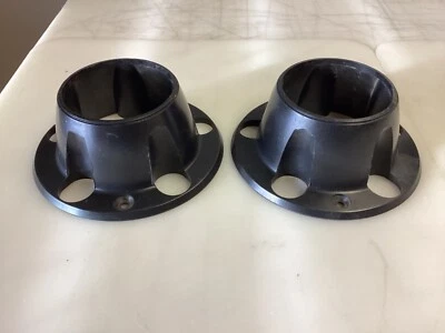(2) 1973-87 Ford F100 F150 4x4 front ,black plastic rally wheel caps - Изображение 1 из 4
