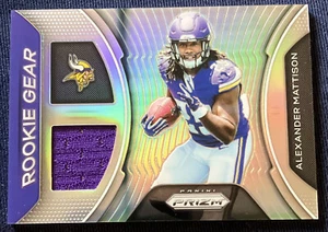 Alexander Mattison Rookie Patch Lot of 2 Grade Worthy + High Quality Cards - Picture 1 of 4