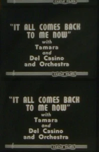 IT ALL COME BACK TO ME NOW TAMARA & DEL CASINO 16MM FILM MOVIE ROLLED S94 - Imagen 1 de 8