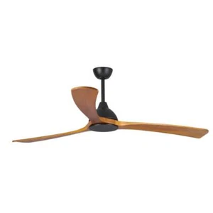 AIRE BY MINKA Ceiling Fan 60" Indoor/Outdoor Propeller Matte Black W/ Remote - Picture 1 of 7