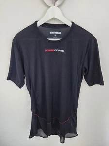 Castelli Prosecco Rosso Corsa Short Sleeve Base Layer Black Size 2XL - Picture 1 of 4