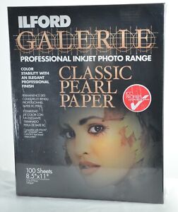 ILFORD  #1979275 Galerie Classic Pearl Photo Paper 8.5x11 100 Sheets NEW