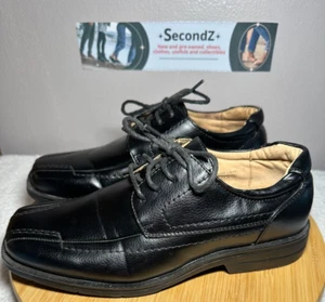 Scarpe eleganti Oxford Dexter Comfort in pelle nera punta quadrata da uomo taglia 8,5 - Foto 1 di 8