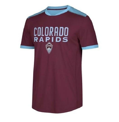 Official MLS Soccer Men's Base Soccer Jersey Colorado Rapids M Medium NWT Cover