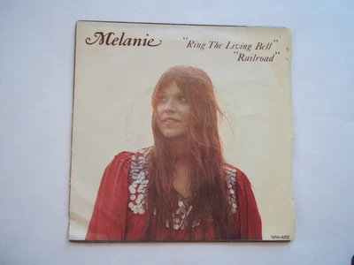 MELANIE Ring The Living Bell / Railroad - 45 RPM 7" Record NEIGHBORHOOD - Image 1 of 4