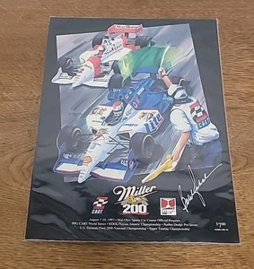 Miller 200 Mid-Ohio IndyCar Signed Bobby Rahal Race Program - Picture 1 of 2