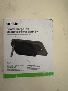 Belkin BoostCharge Pro 5K Magnetic Power Bank Black With Stand - Picture 1 of 2