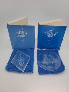 VTG 2 "A Medley of Carols" 1976 Christmas Candle~1977 Nativity Ornaments  - Picture 1 of 7