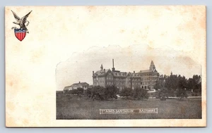 Vintage Postkarte St. Agnes Sanatorium Krankenhaus Baltimore MD Private Mailing Card W4 - Bild 1 von 2