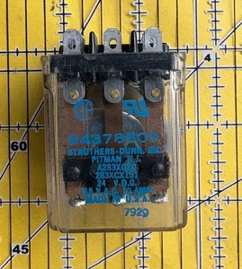 STRUTHERS DUNN RELAY A283XCXC-24 24VDC 1/3 HP 10AMP 120VAC - Picture 1 of 3