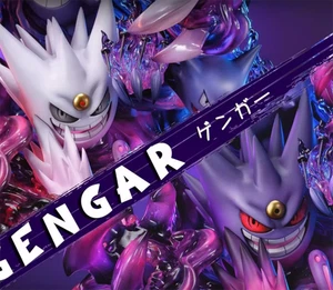 Luminous Gengar Max Evolution Statue Model Figure Anime Figure White Collection - Picture 1 of 5