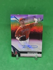 Reid Detmers 2021 Bowman Platinum Top Prospects Auto Red /199 TOP-25 Angels - Picture 1 of 1