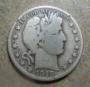 1915 D Barber Half Dollar - Bild 1 von 2
