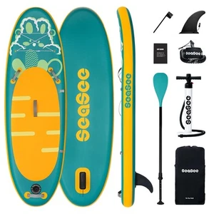 Kids Inflatable Stand Up Paddle Board with SUP Paddleboard Accessories, Doubl... - Picture 1 of 8