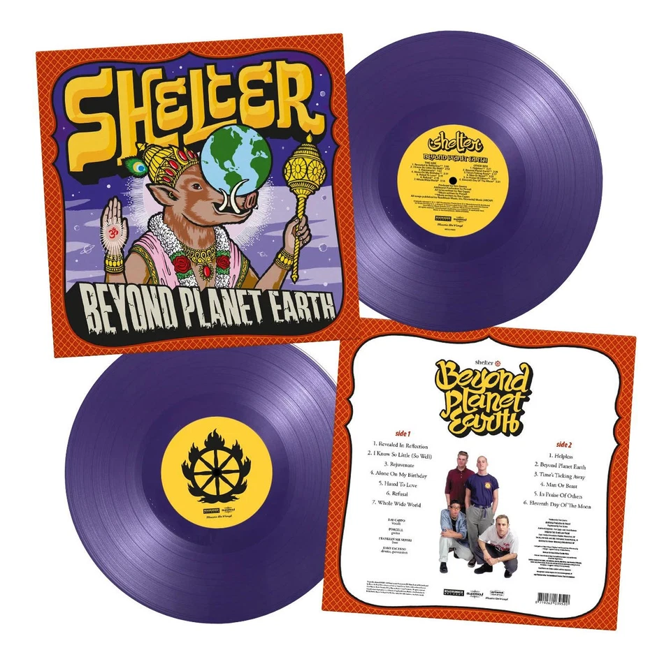 SHELTER - BEYOND PLANET EARTH, 2025 EU 180G PURPLE vinyl LP, 1000 COPIES! NEW! - Image 1 of 1