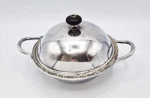 ANTIQUE ASPREY & CO SILVER PLATED COVERED DISH c1910 - Picture 1 of 7