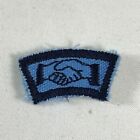 Neuf patch segment vintage Boy Scouts BSA - poignée de main bleue