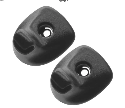 Kit de par de clips de soporte para parasol negro OEM para Chrysler Dodge 1GW25DX9AA Foto 1 de 4