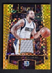 2016-17 Select Relic Gold #23 Deron Williams 1/10 - Dallas Mavericks