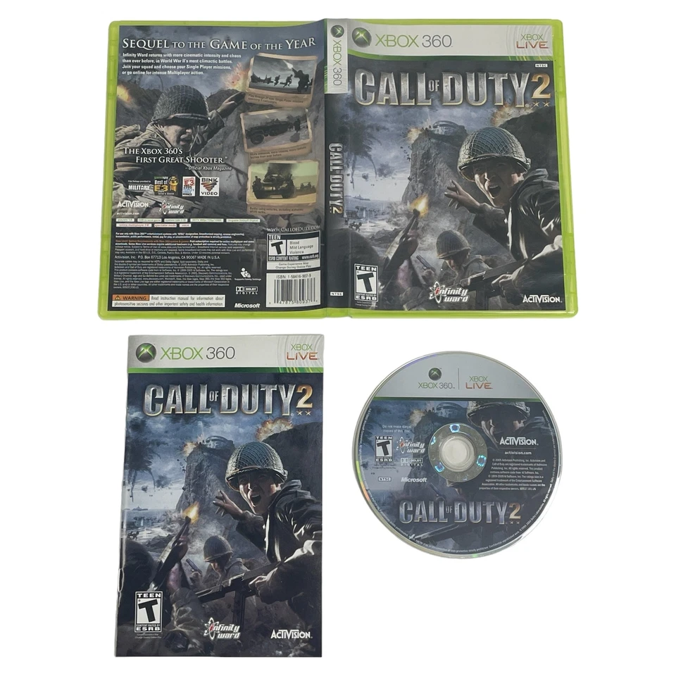 Call of Duty 2 Microsoft Xbox 360 - Image 1 of 1
