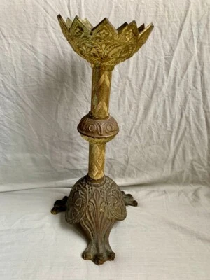 Antiquité Bougeoir -  Pic cierge Eglise trés ancien collection XX éme  - Photo 1/4