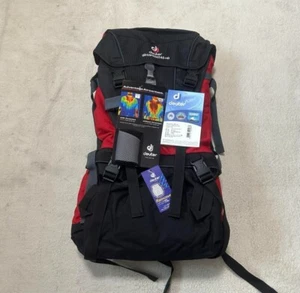 Mochila grande Deuter Aircontact serie 45+10 negra x fuego 33385-753 rara nueva - Imagen 1 de 8