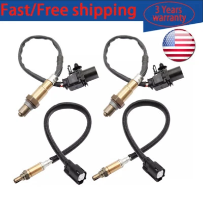 Sensor de oxígeno aguas arriba+aguas abajo para Ford F-250 F-350 Super Duty 2012-16 6,2 L V8 4 piezas Foto 1 de 4