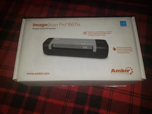 Ambir Technology Simplex Card ID Scanner ImageScan Pro 667ix Scanner - Picture 1 of 2