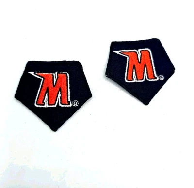 2x Vintage Morgan State Bears HBCU Patch Embroidery Iron On 1.5" - Image 1 of 3